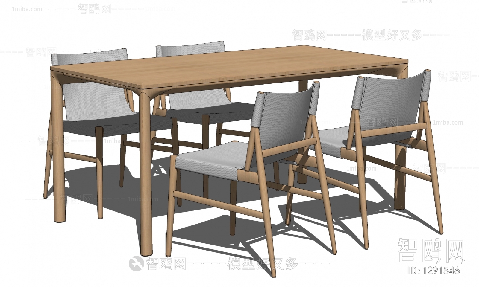 Nordic Style Dining Table And Chairs