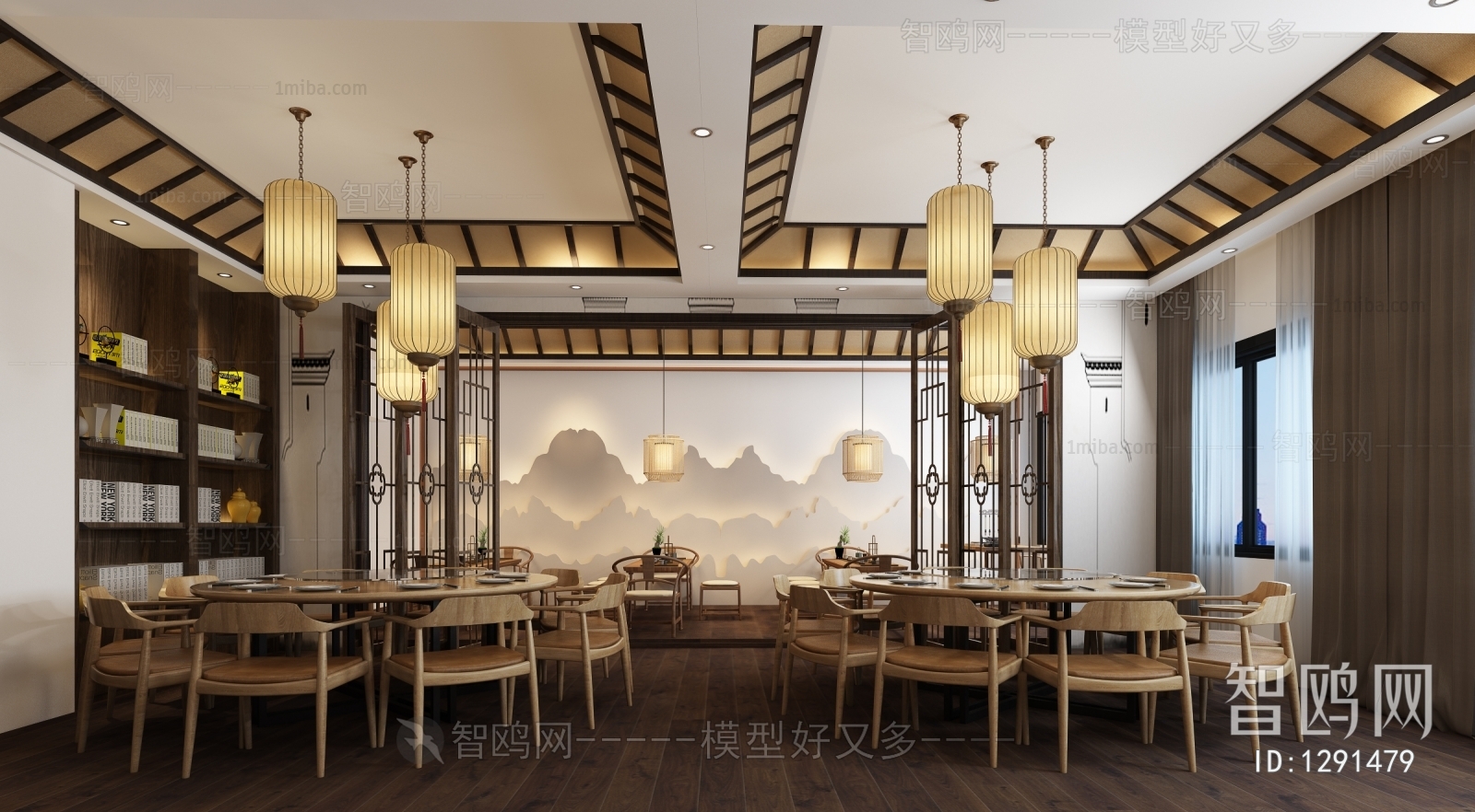 New Chinese Style Catering Space