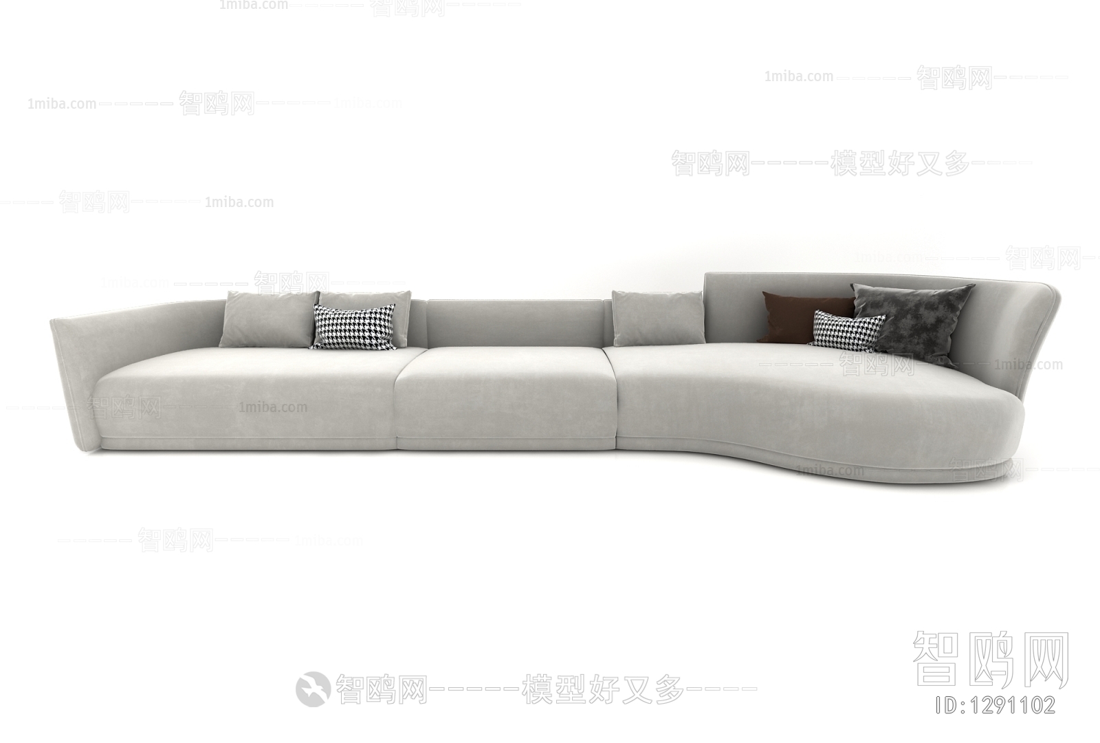 Modern Multi Person Sofa