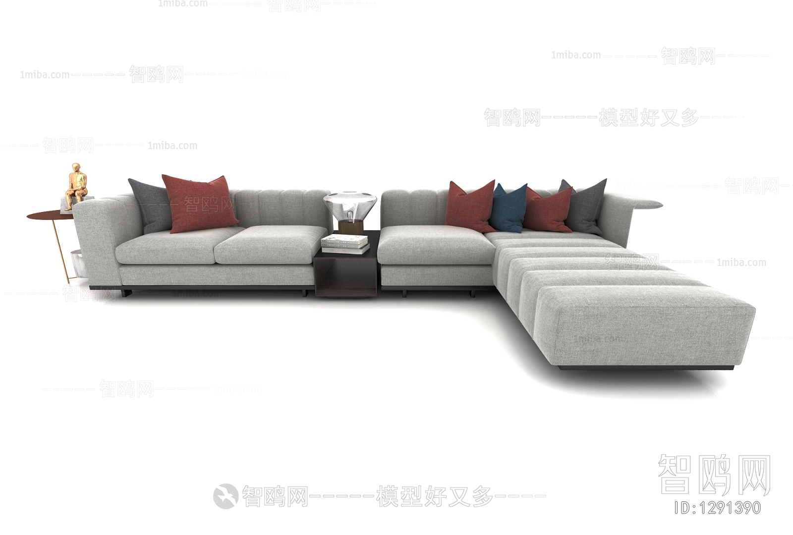 Modern Multi Person Sofa