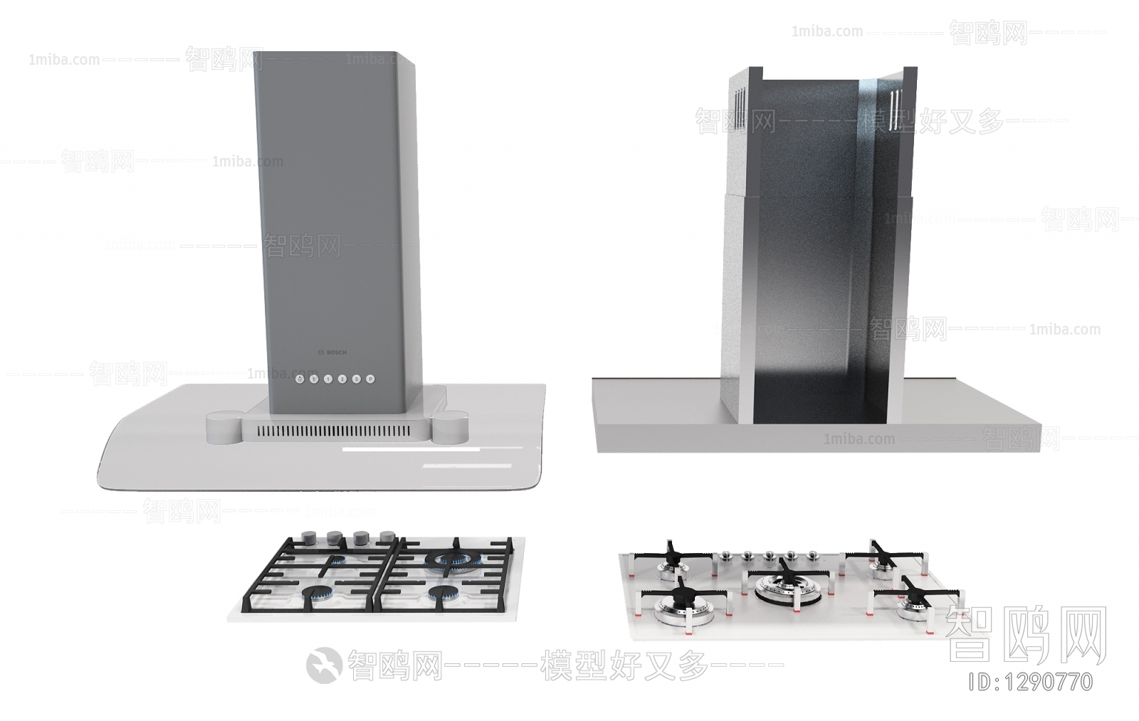 Modern Kitchen Electric Gas Range