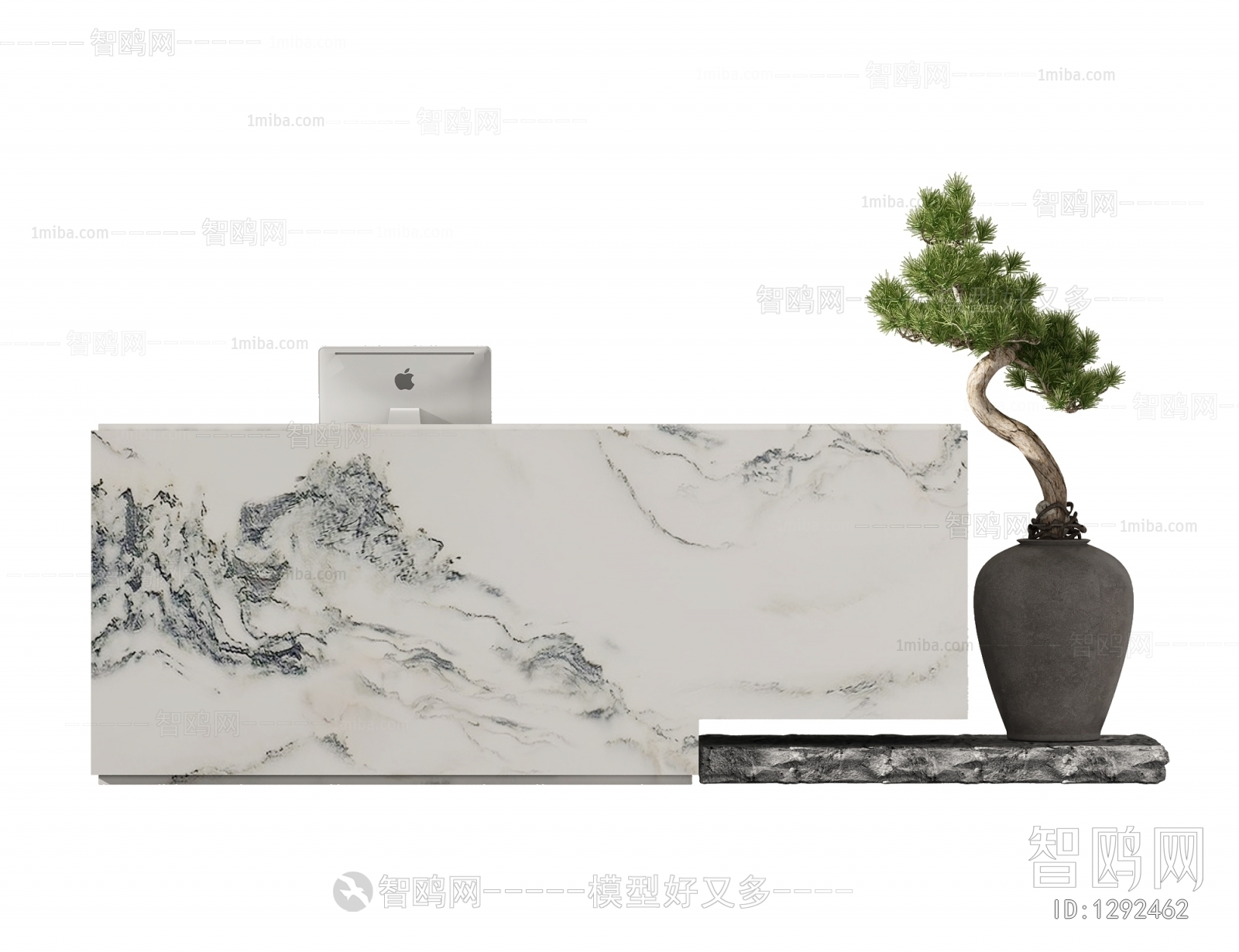 New Chinese Style Reception Desk