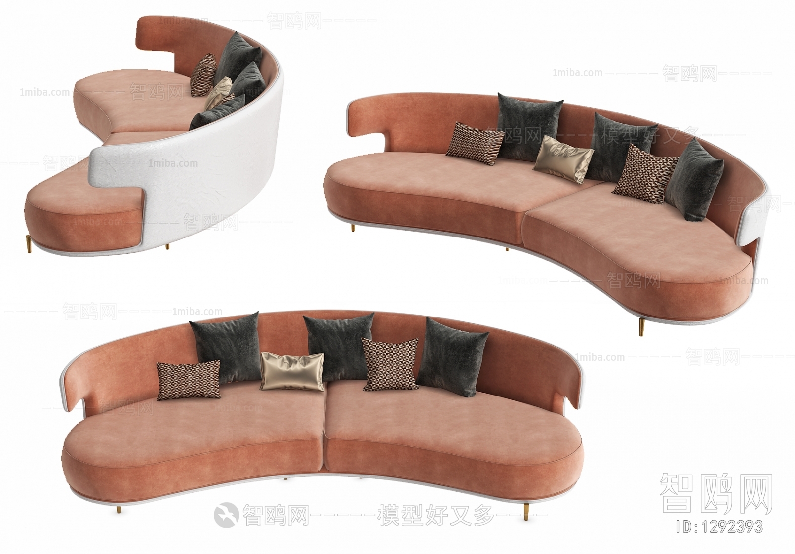 Modern Curved Sofa