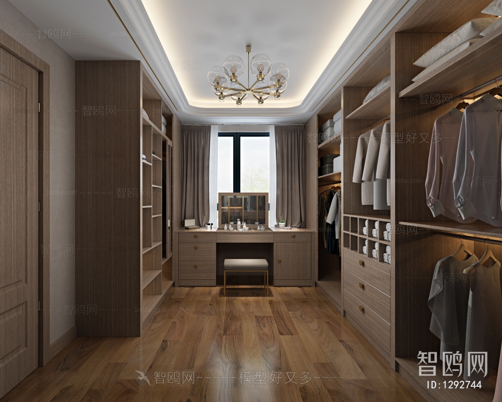 Modern Clothes Storage Area