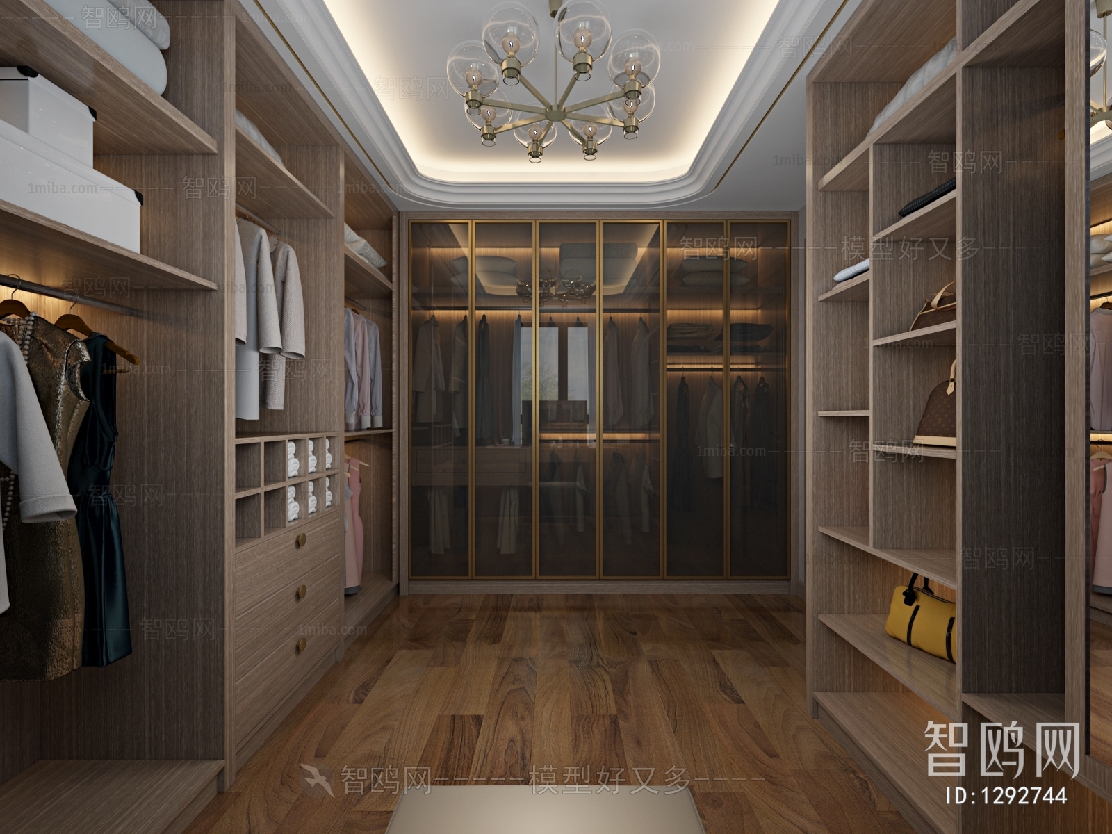 Modern Clothes Storage Area