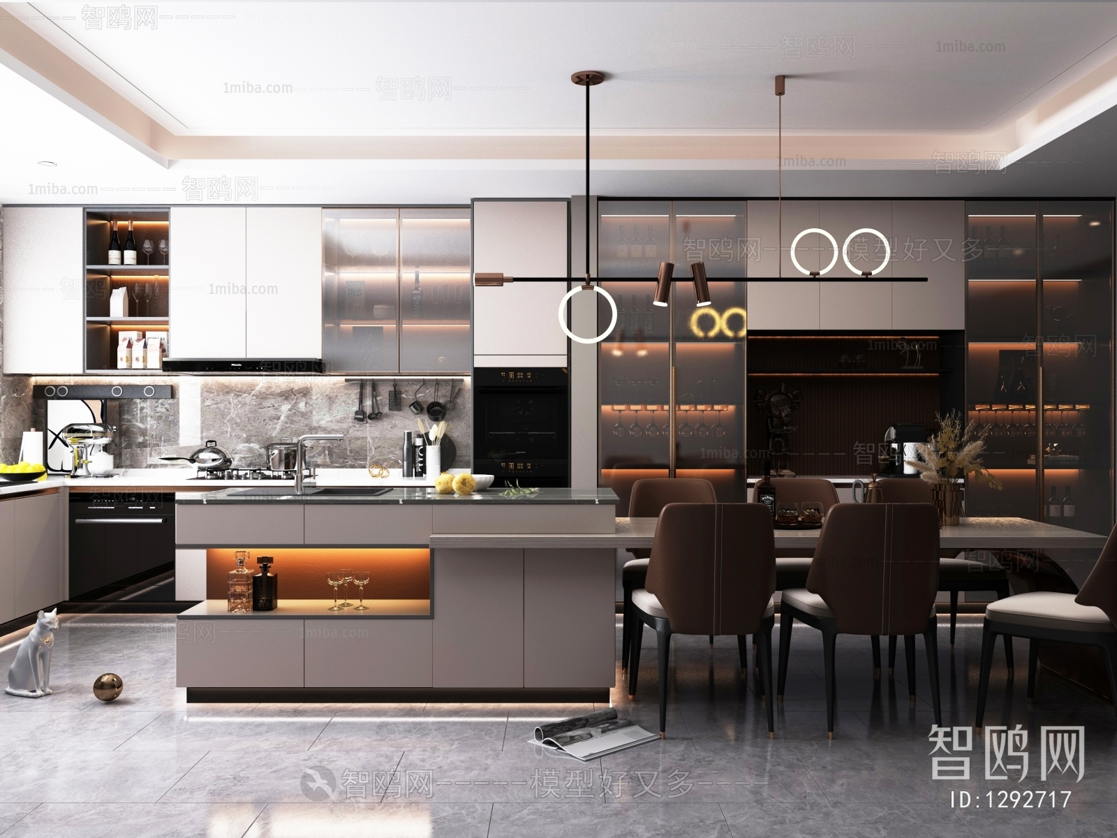 Modern Open Kitchen