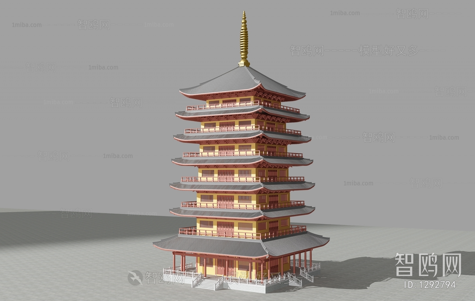 Chinese Style Ancient Architectural Buildings