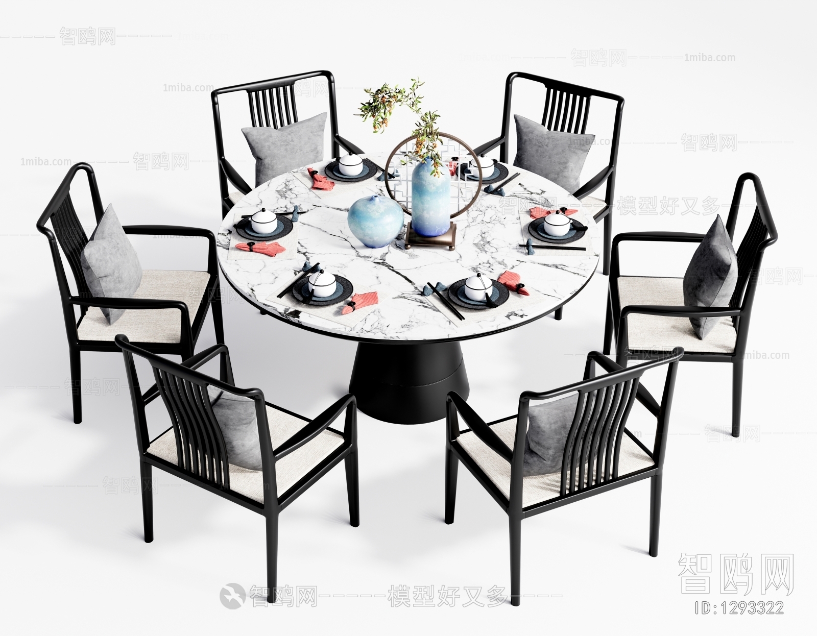 New Chinese Style Dining Table And Chairs