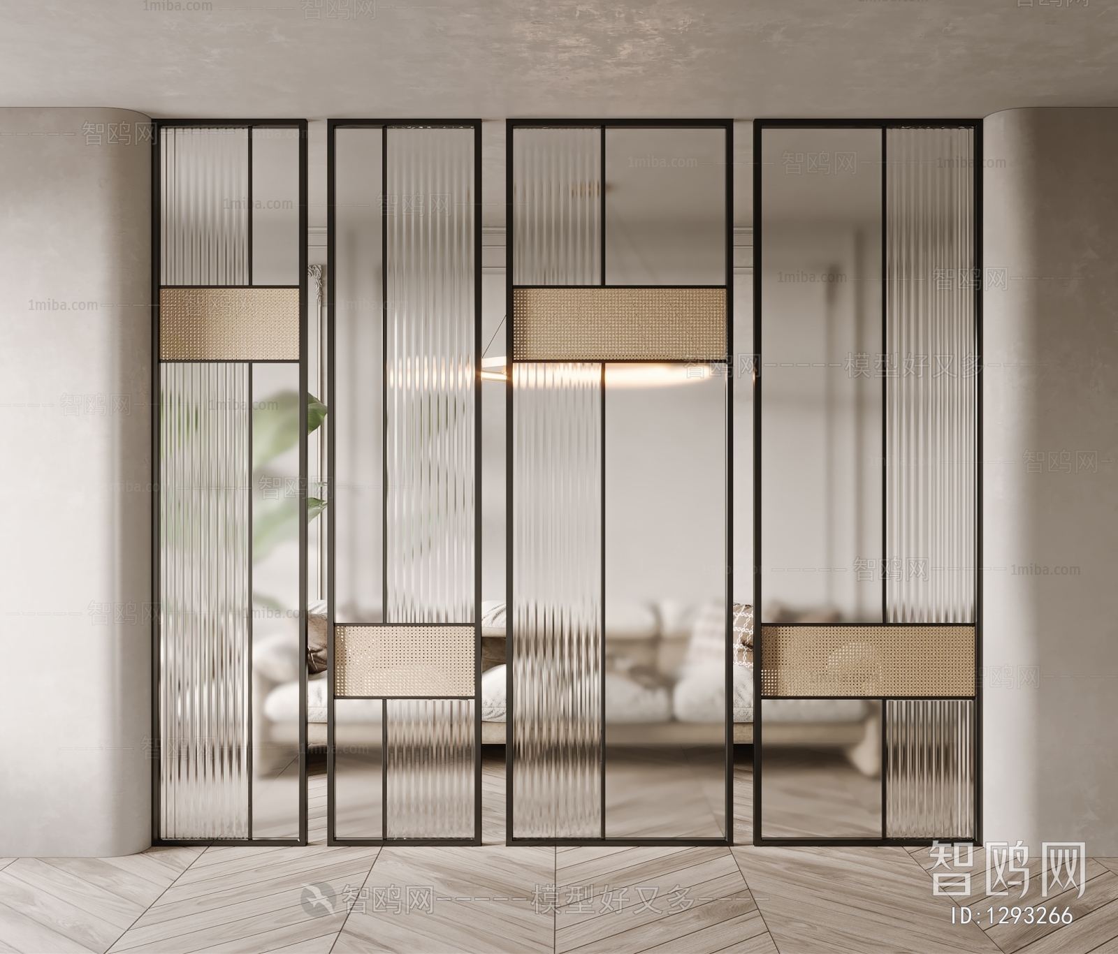 Modern Glass Screen Partition