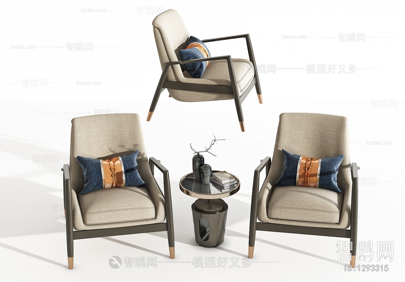 New Chinese Style Lounge Chair