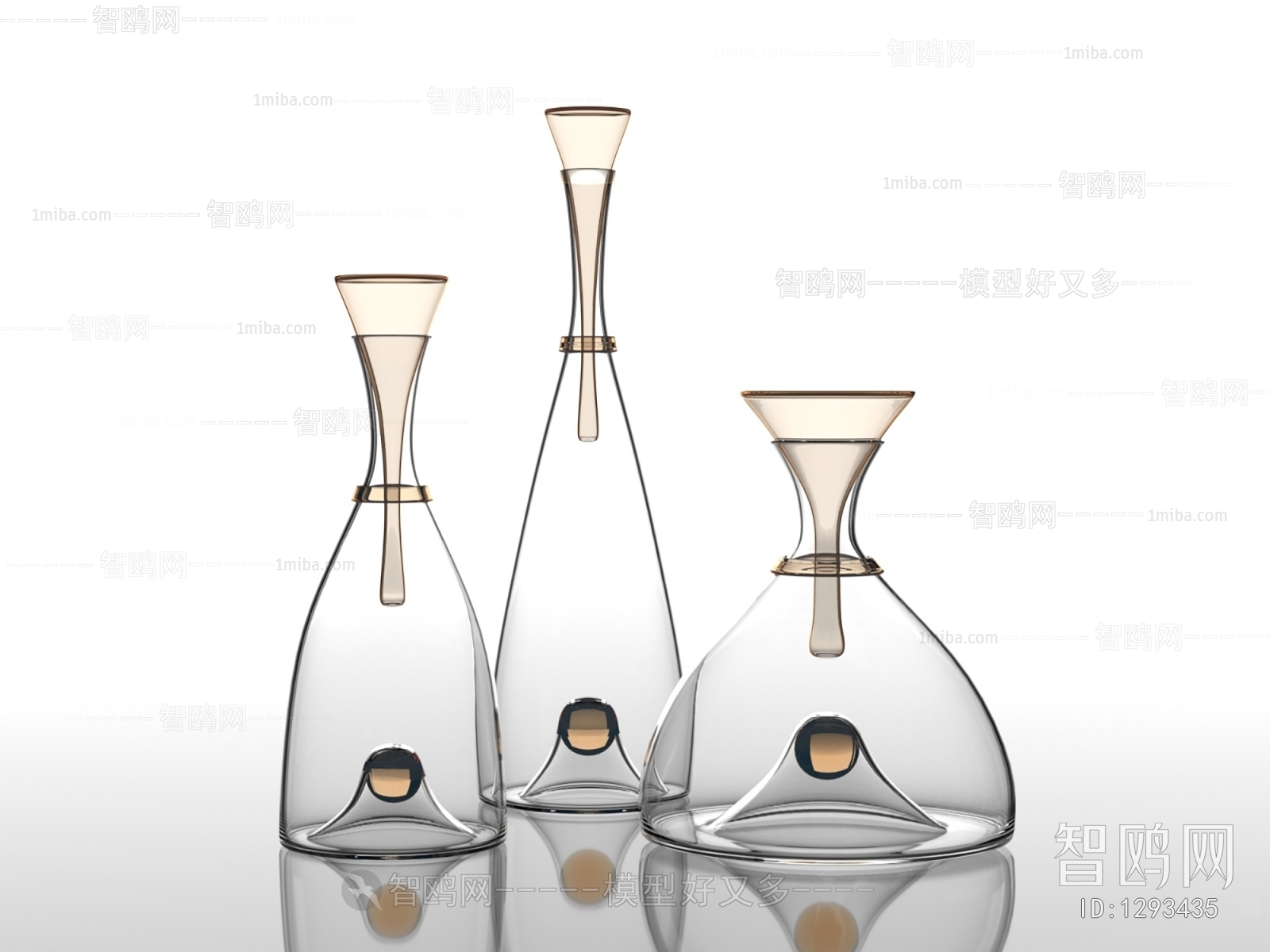 现代玻璃瓶，醒酒器