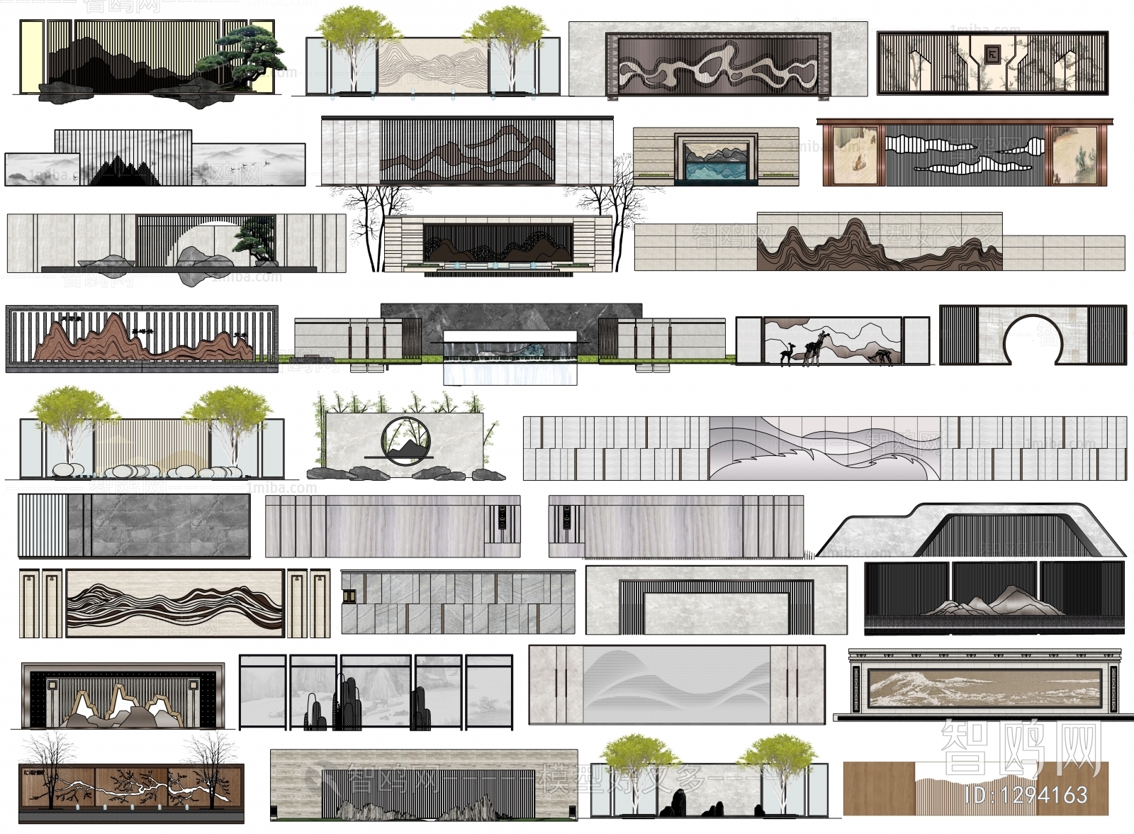 New Chinese Style Building Component