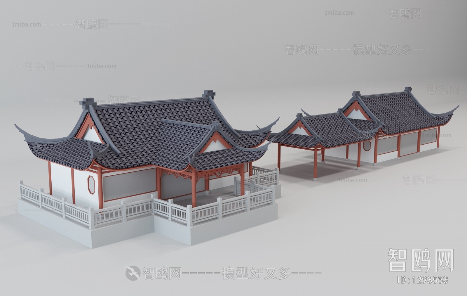 Chinese Style Ancient Architectural Buildings