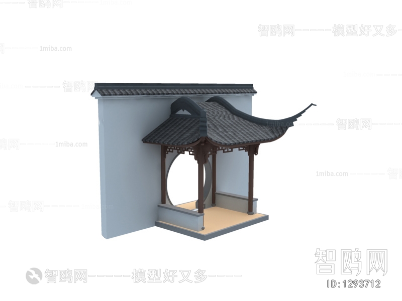 Chinese Style Ancient Architectural Buildings