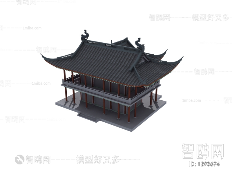 Chinese Style Ancient Architectural Buildings