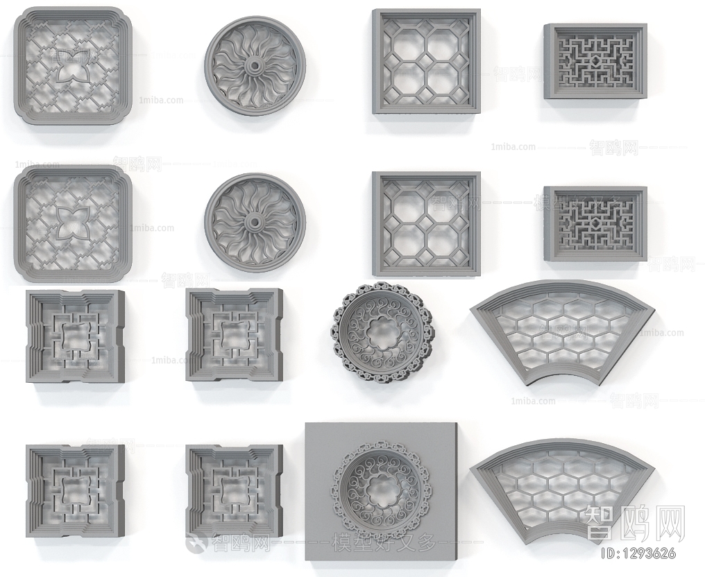 Chinese Style Building Component