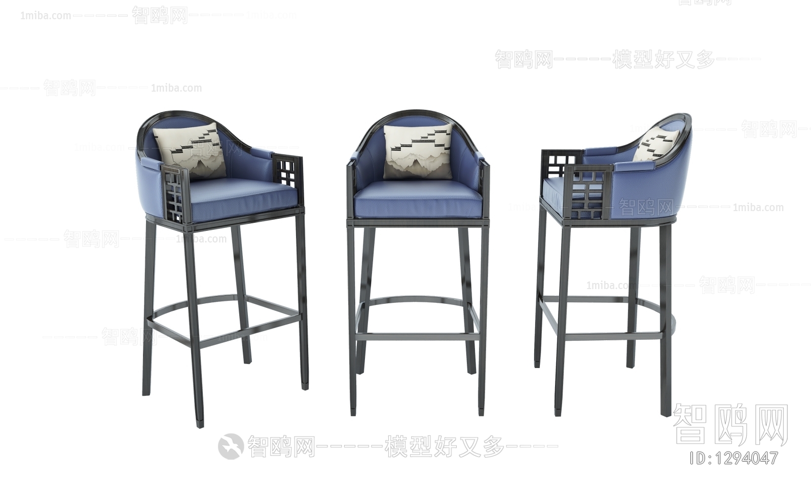 New Chinese Style Bar Chair