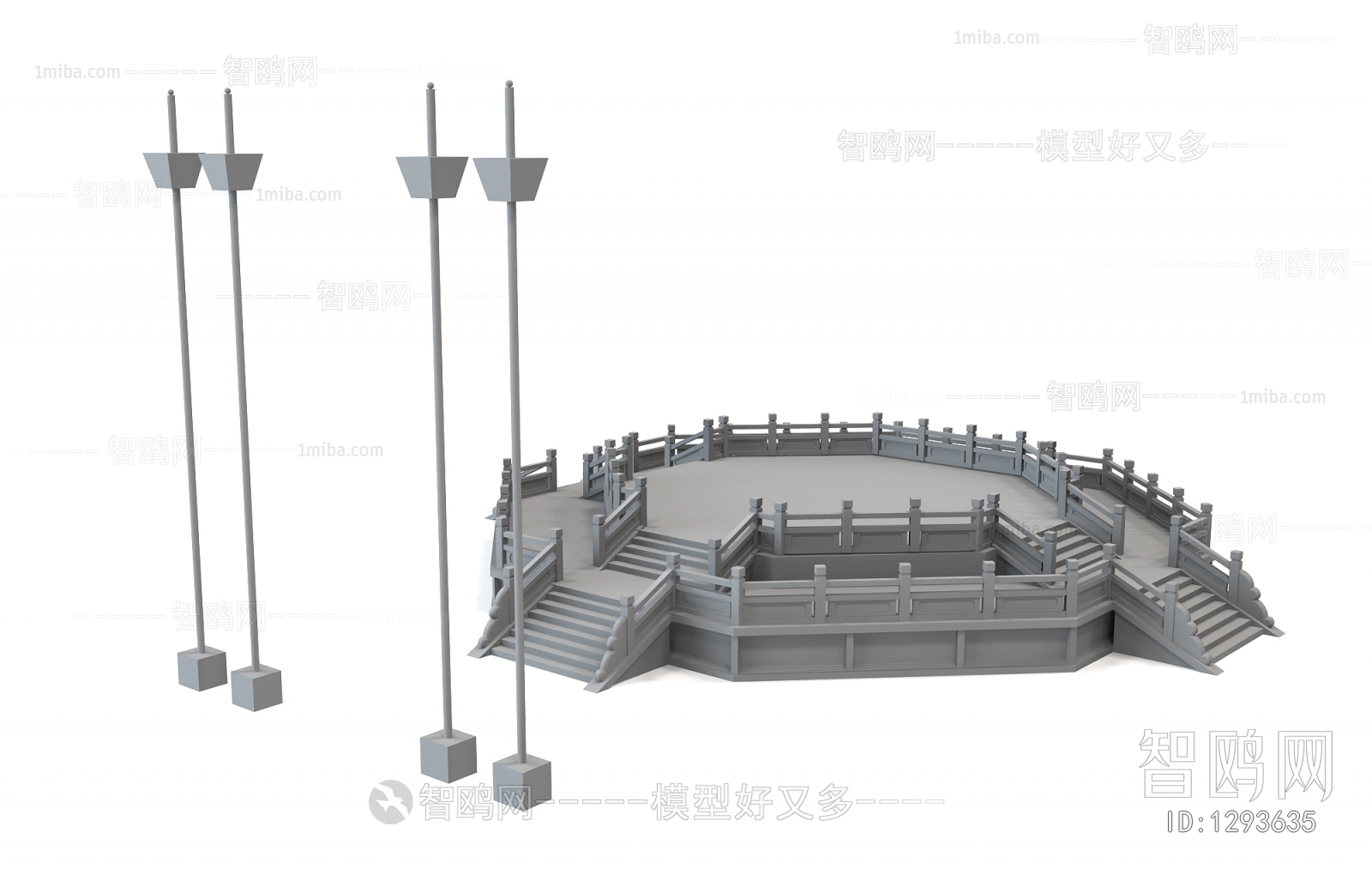 Chinese Style Building Component