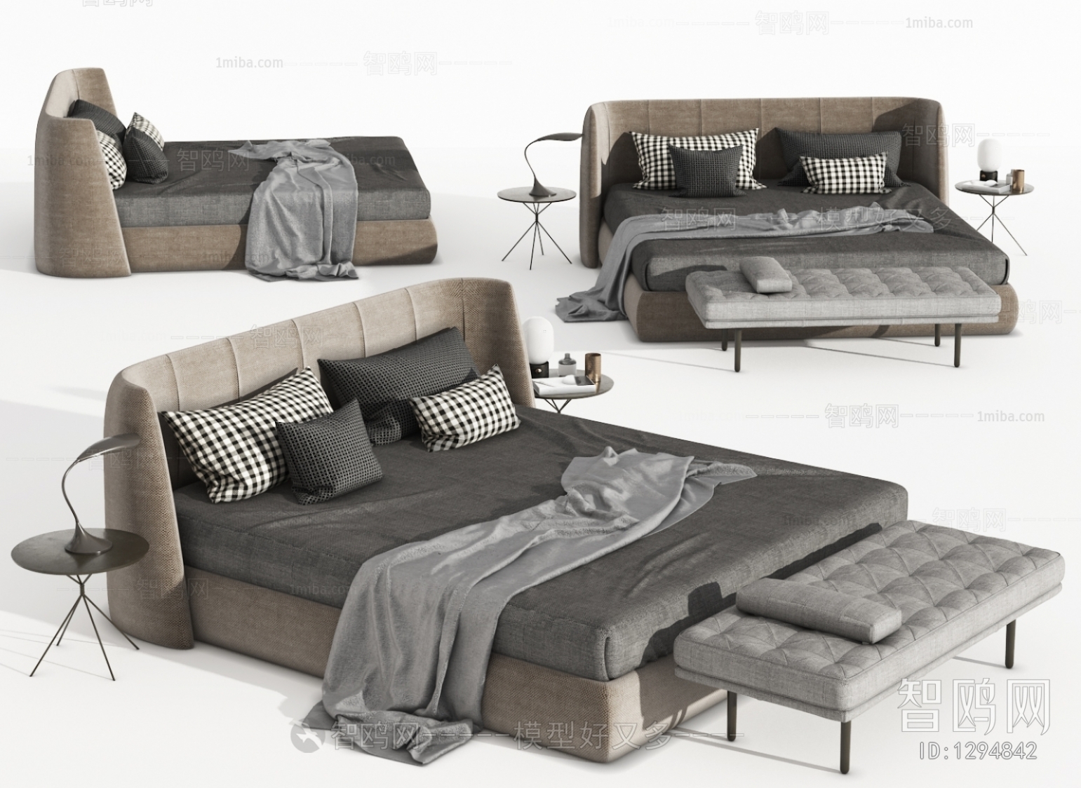 Modern Double Bed