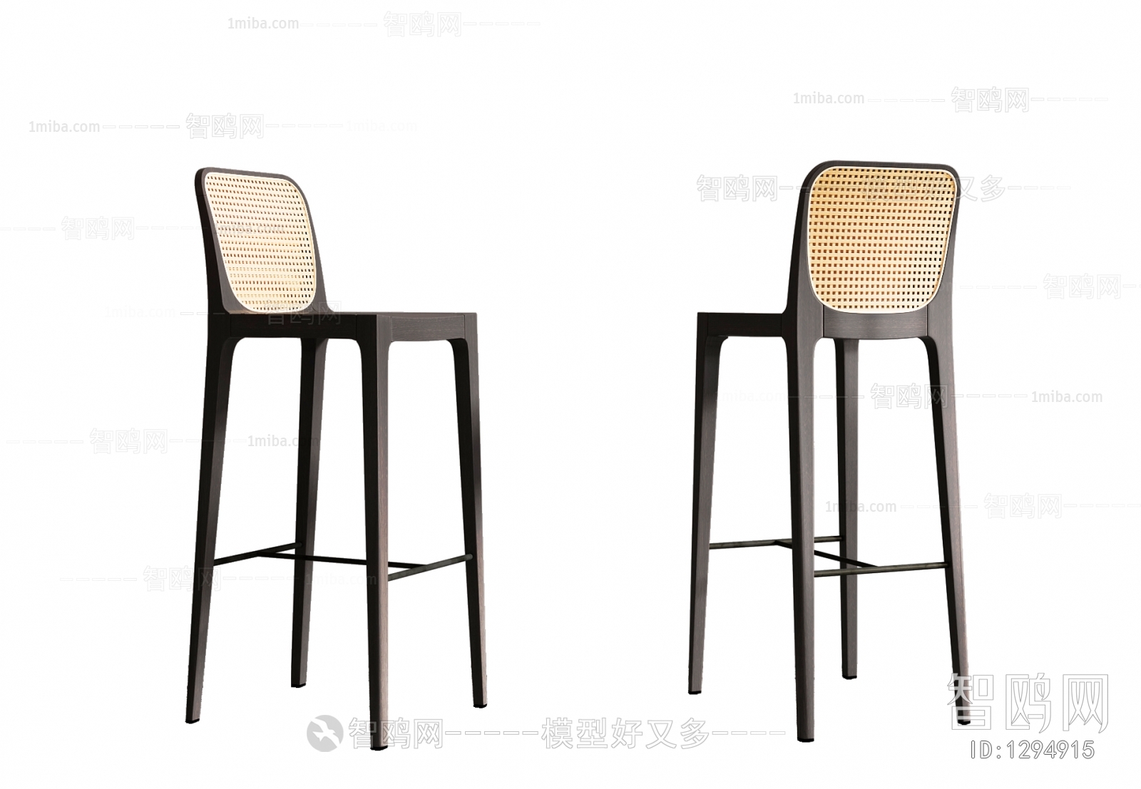 Wabi-sabi Style Bar Chair