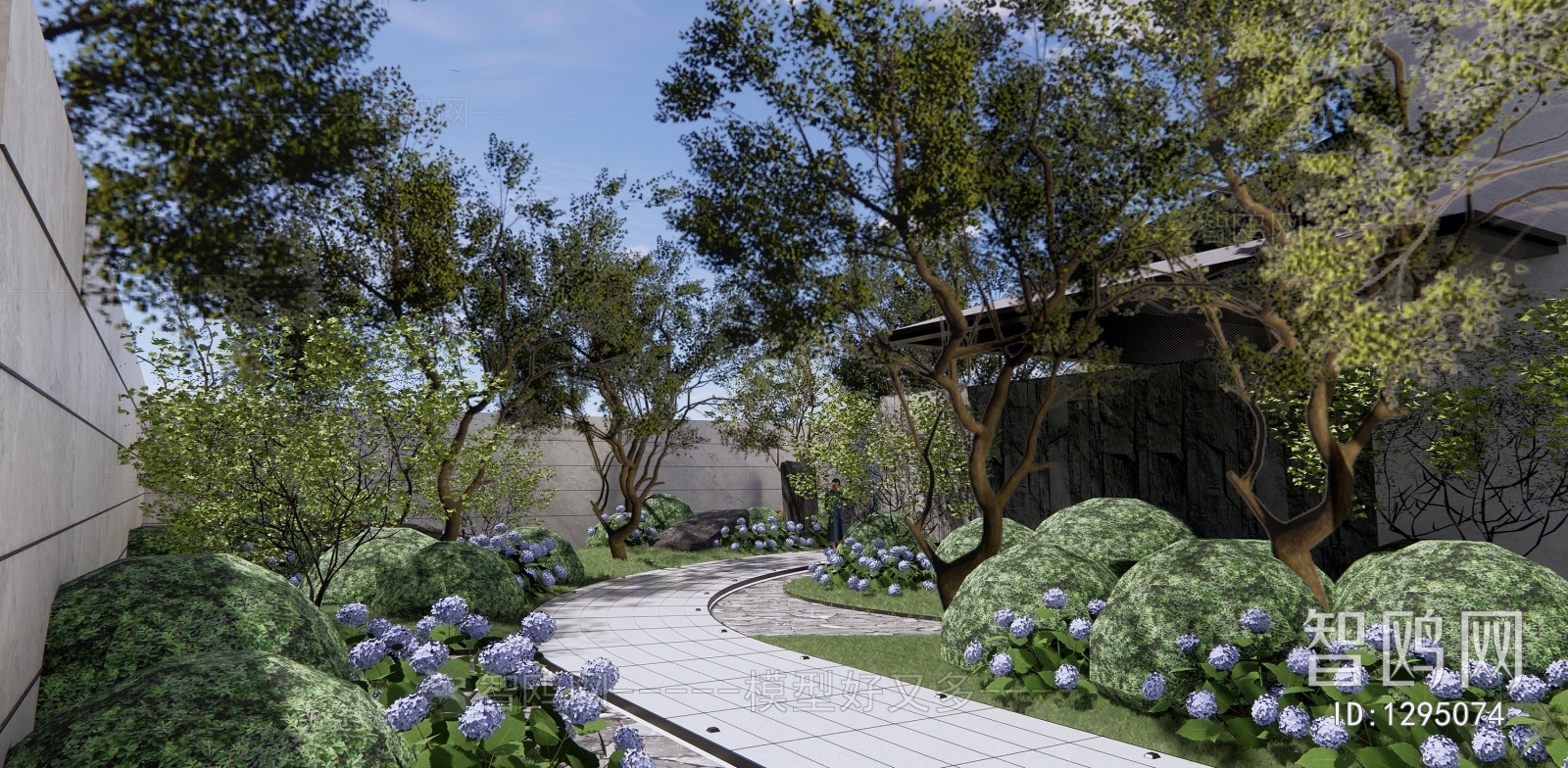 Modern Courtyard/landscape