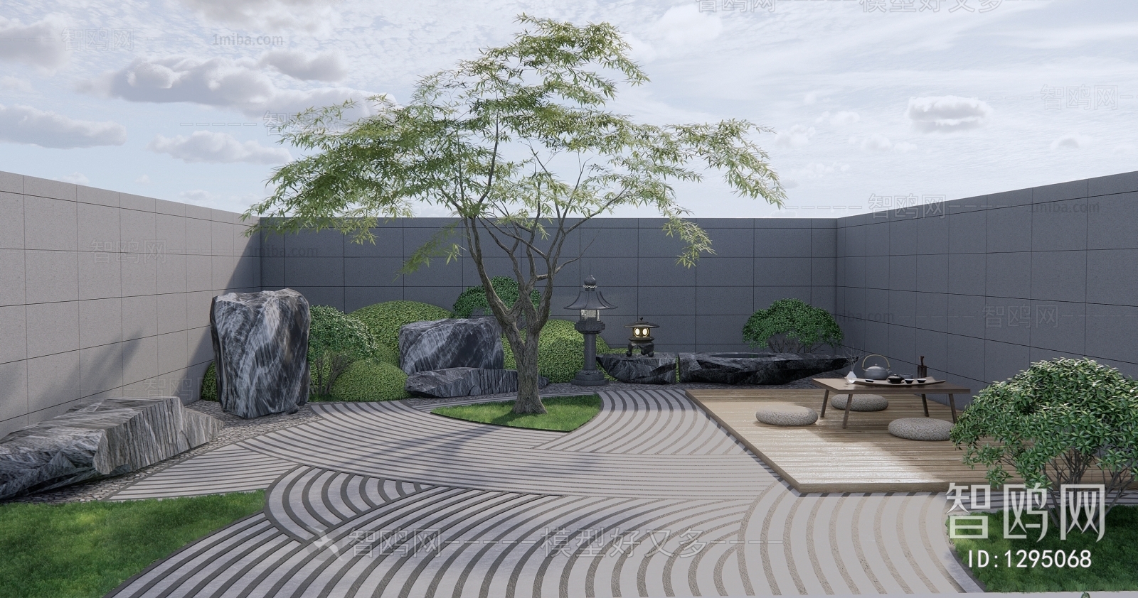 New Chinese Style Courtyard/landscape