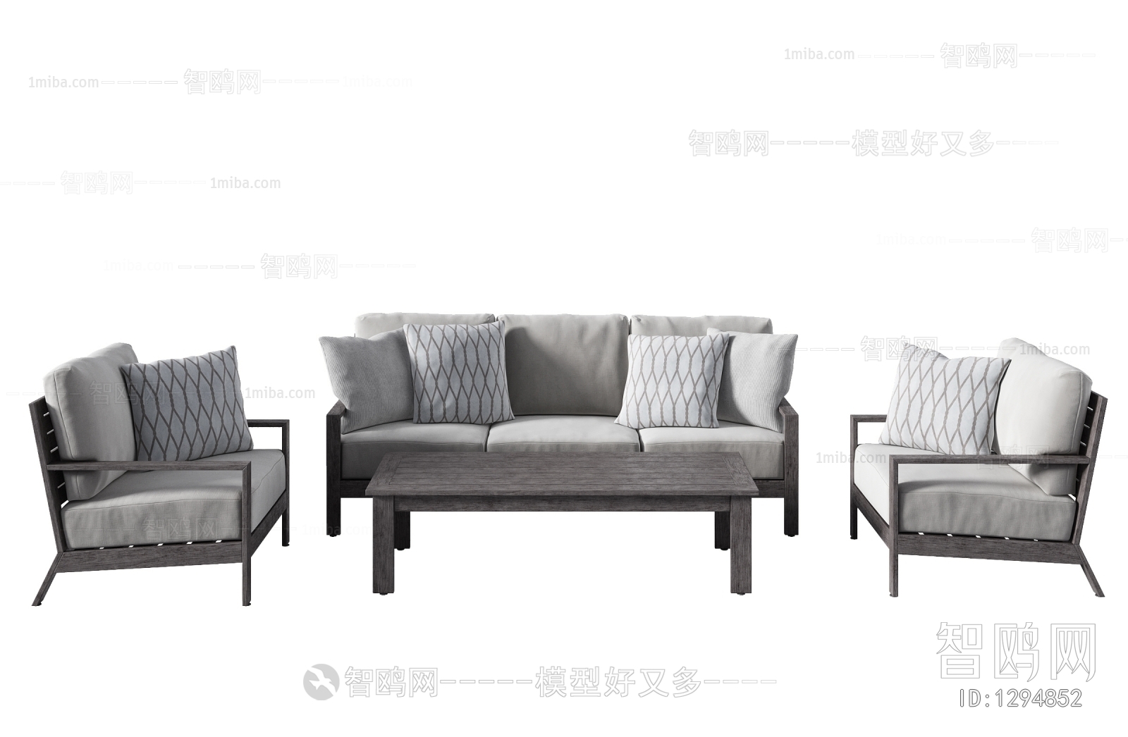 Wabi-sabi Style Sofa Combination