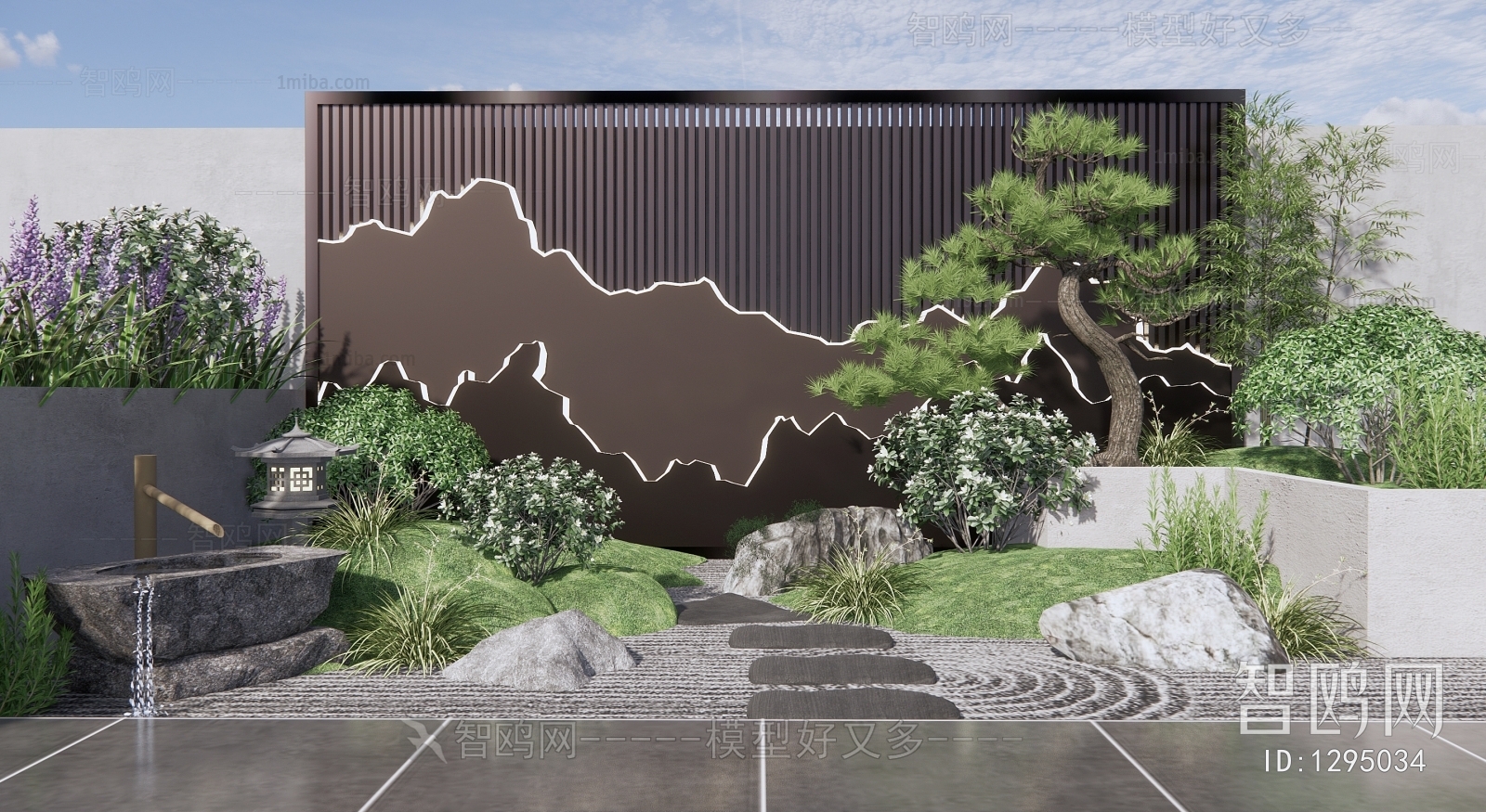 New Chinese Style Courtyard/landscape