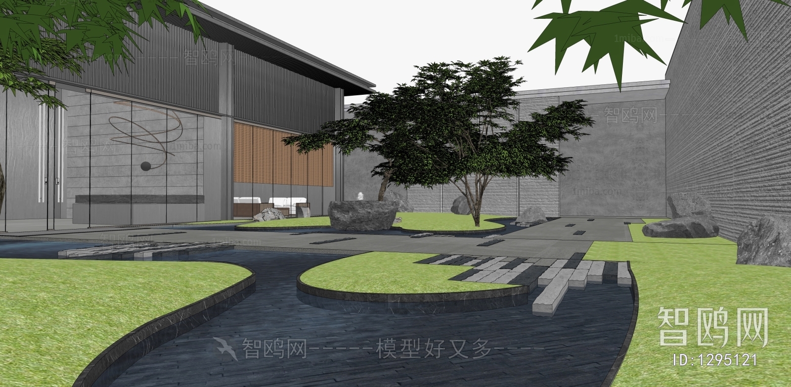 New Chinese Style Courtyard/landscape