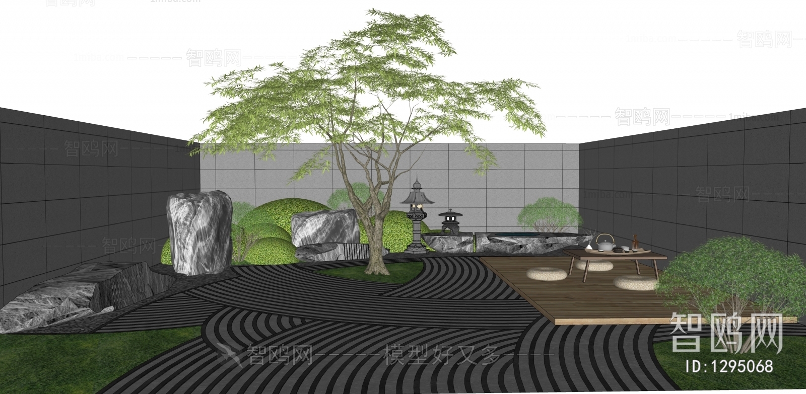 New Chinese Style Courtyard/landscape