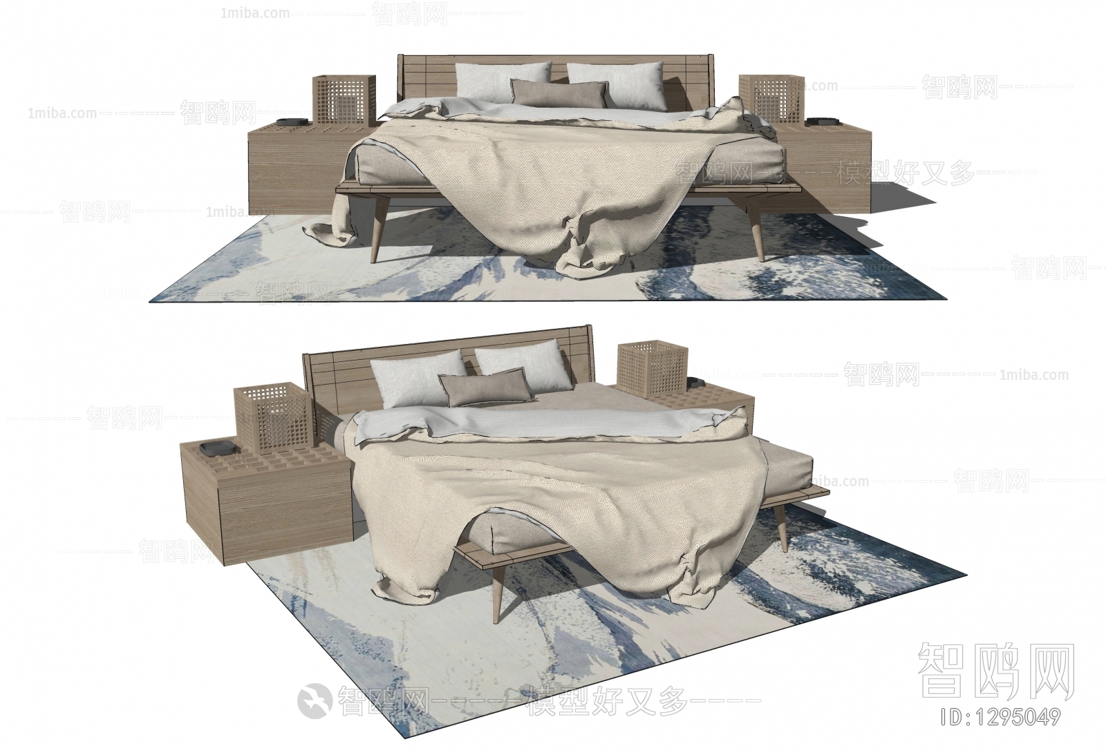 Japanese Style Double Bed