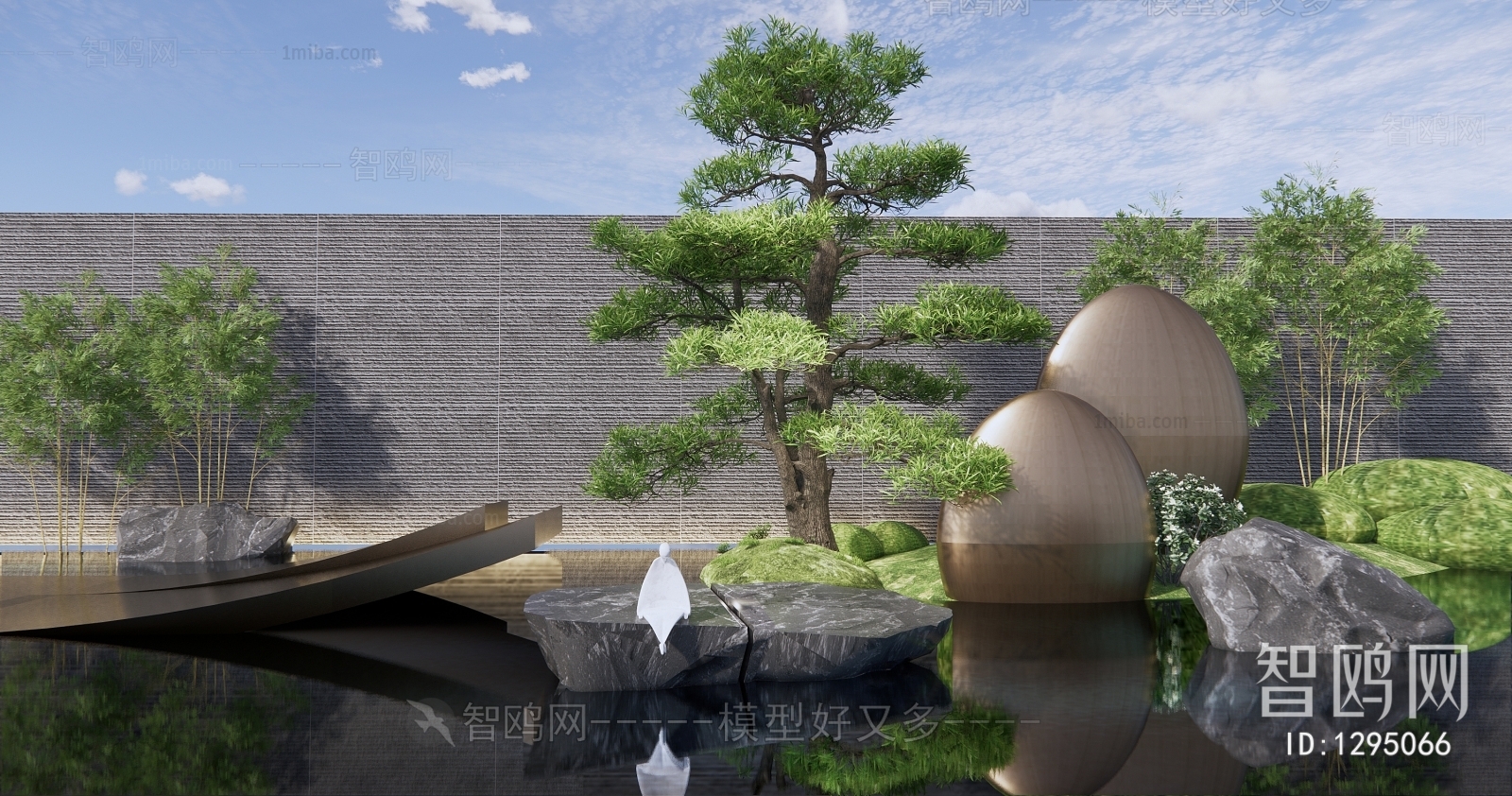 New Chinese Style Courtyard/landscape