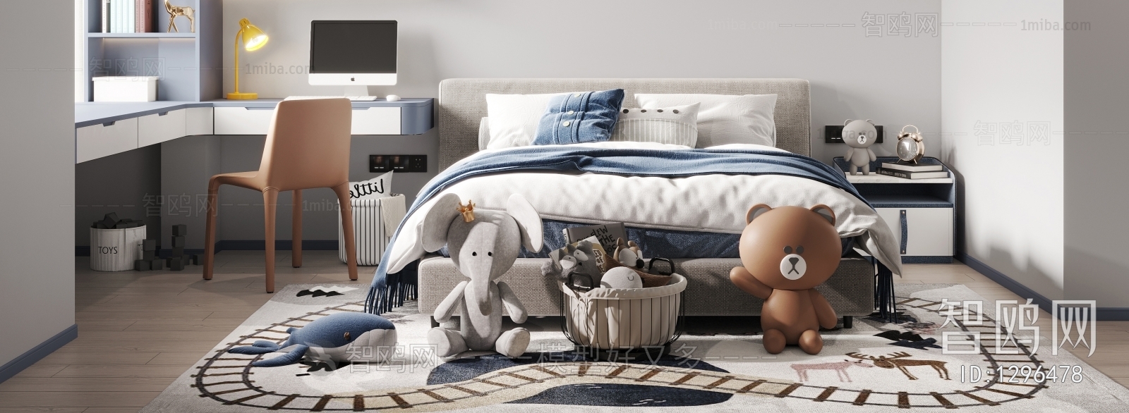 Modern Boy's Room And Son's Room