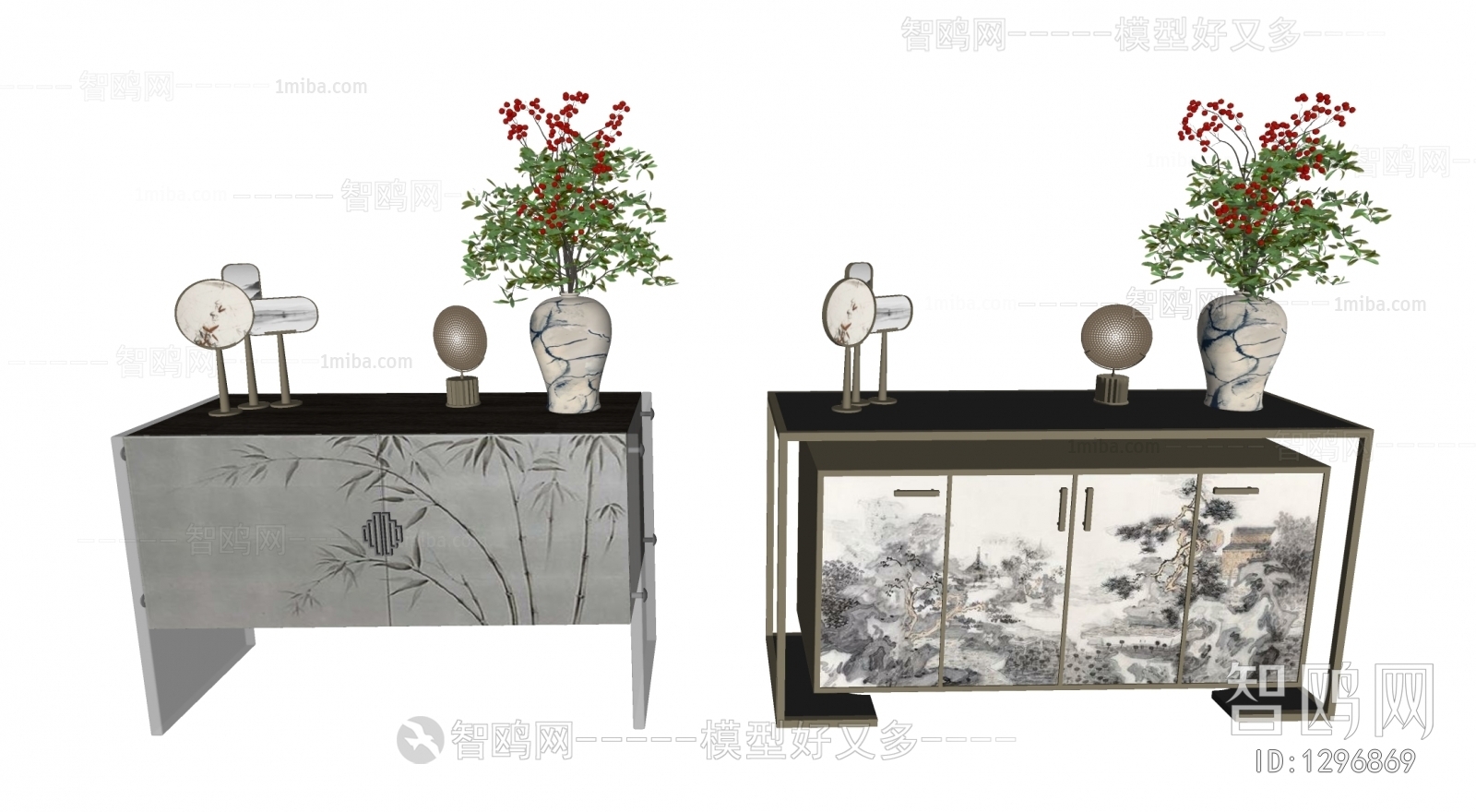 New Chinese Style Side Cabinet/Entrance Cabinet