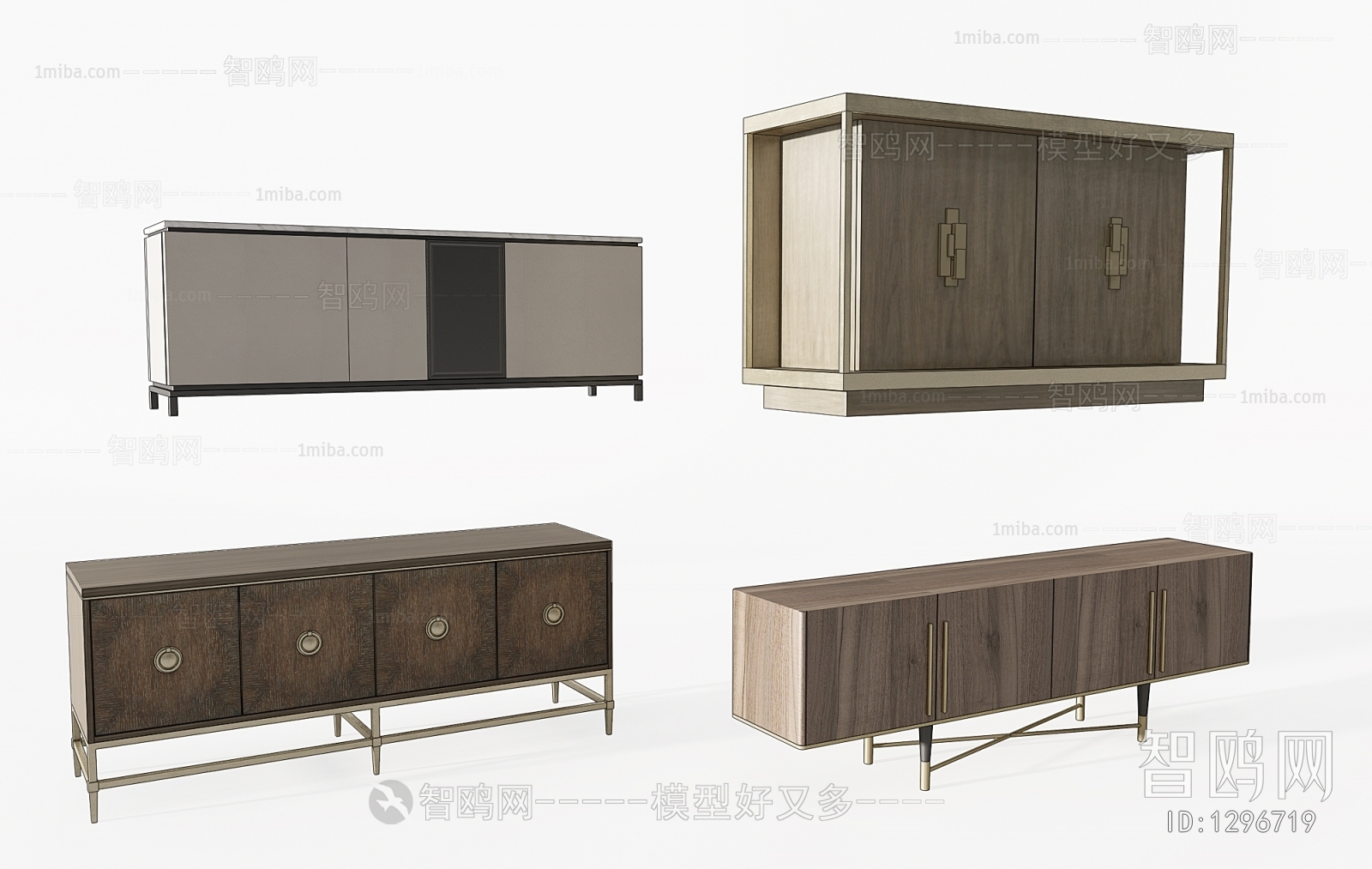 New Chinese Style TV Cabinet