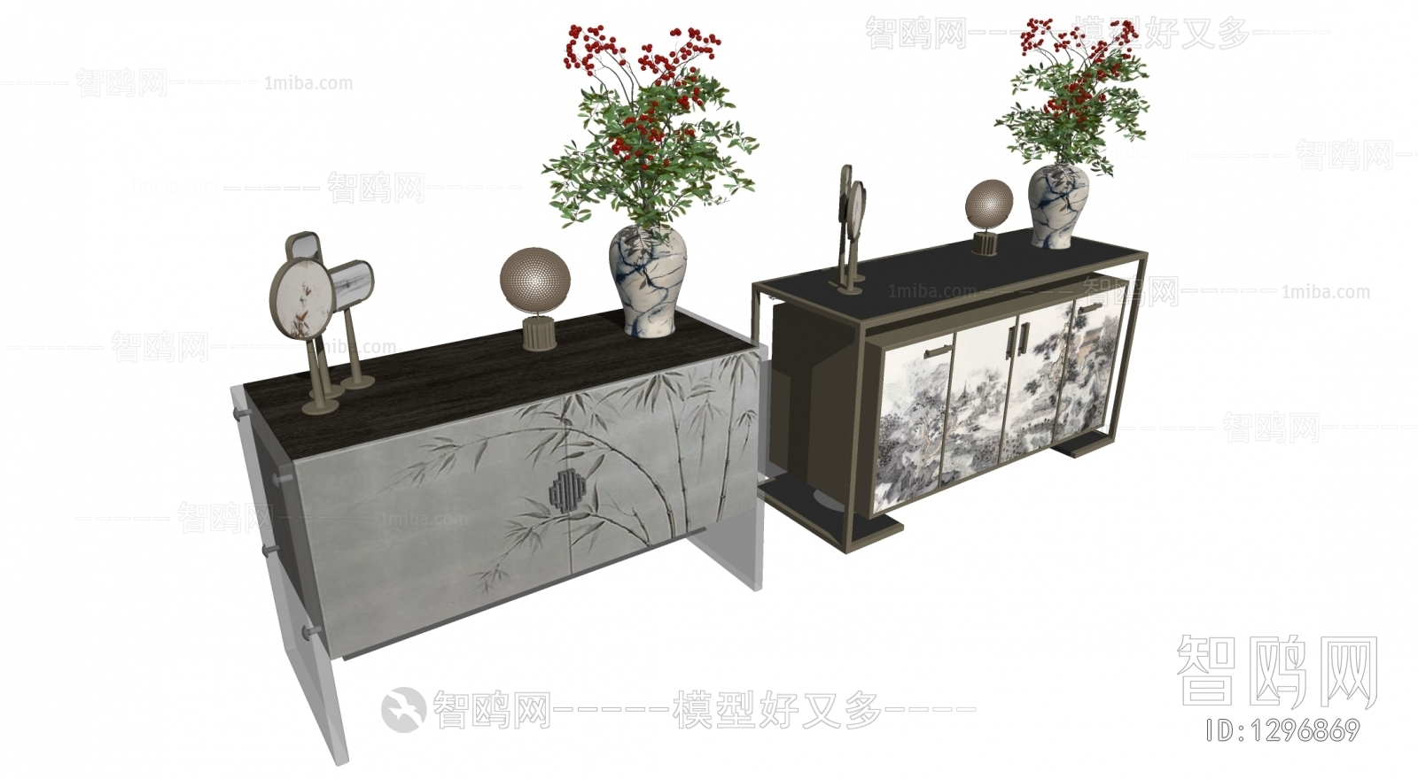 New Chinese Style Side Cabinet/Entrance Cabinet