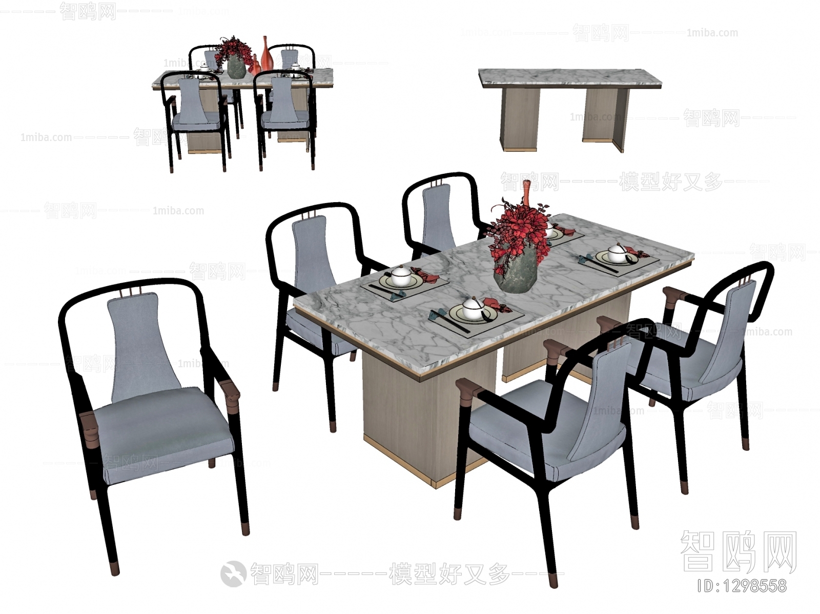 New Chinese Style Dining Table And Chairs