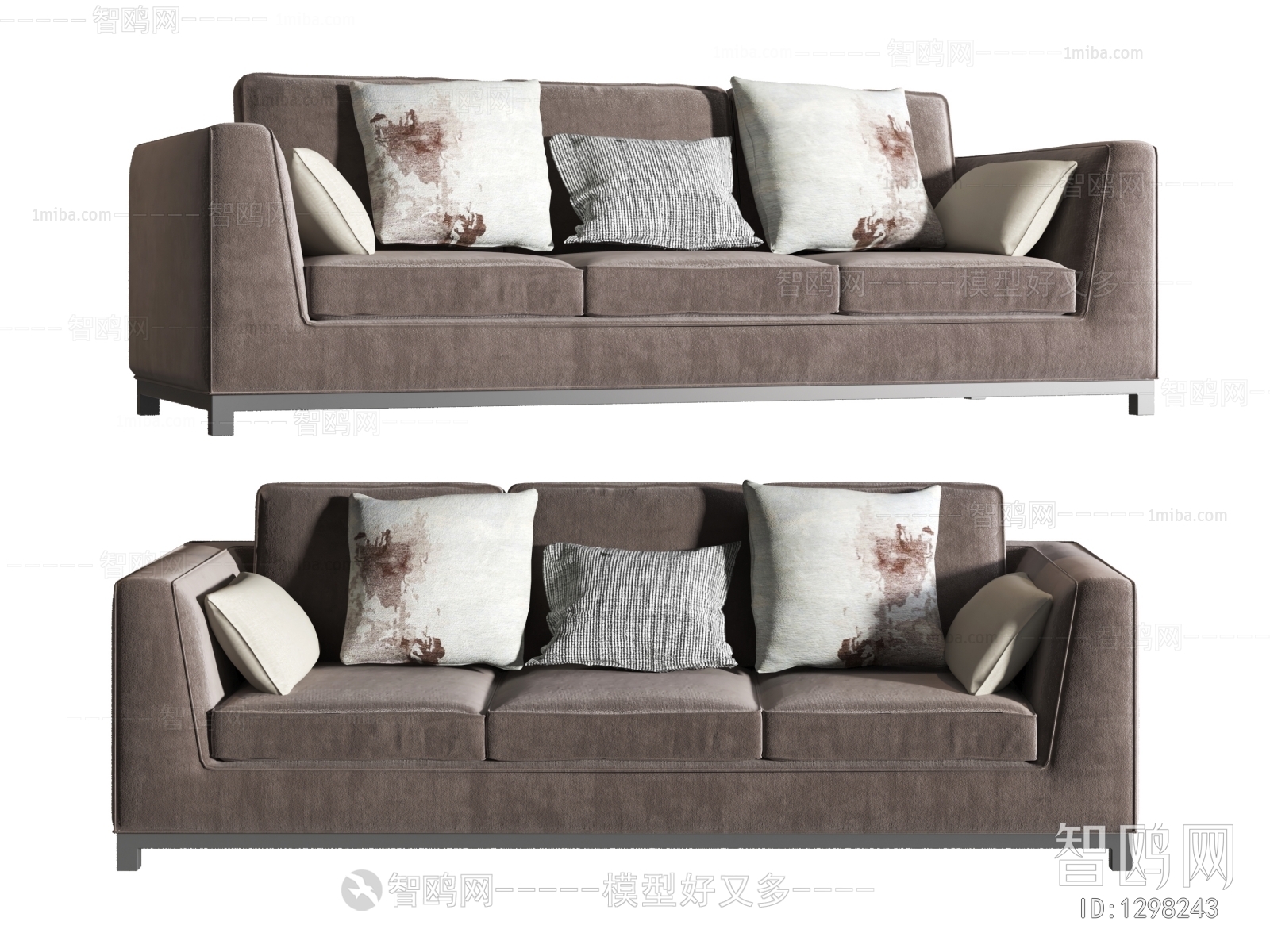 Modern Three-seat Sofa