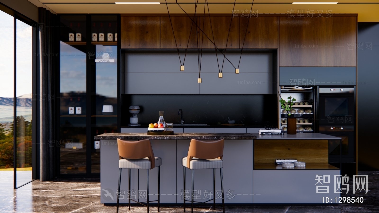 Modern Open Kitchen