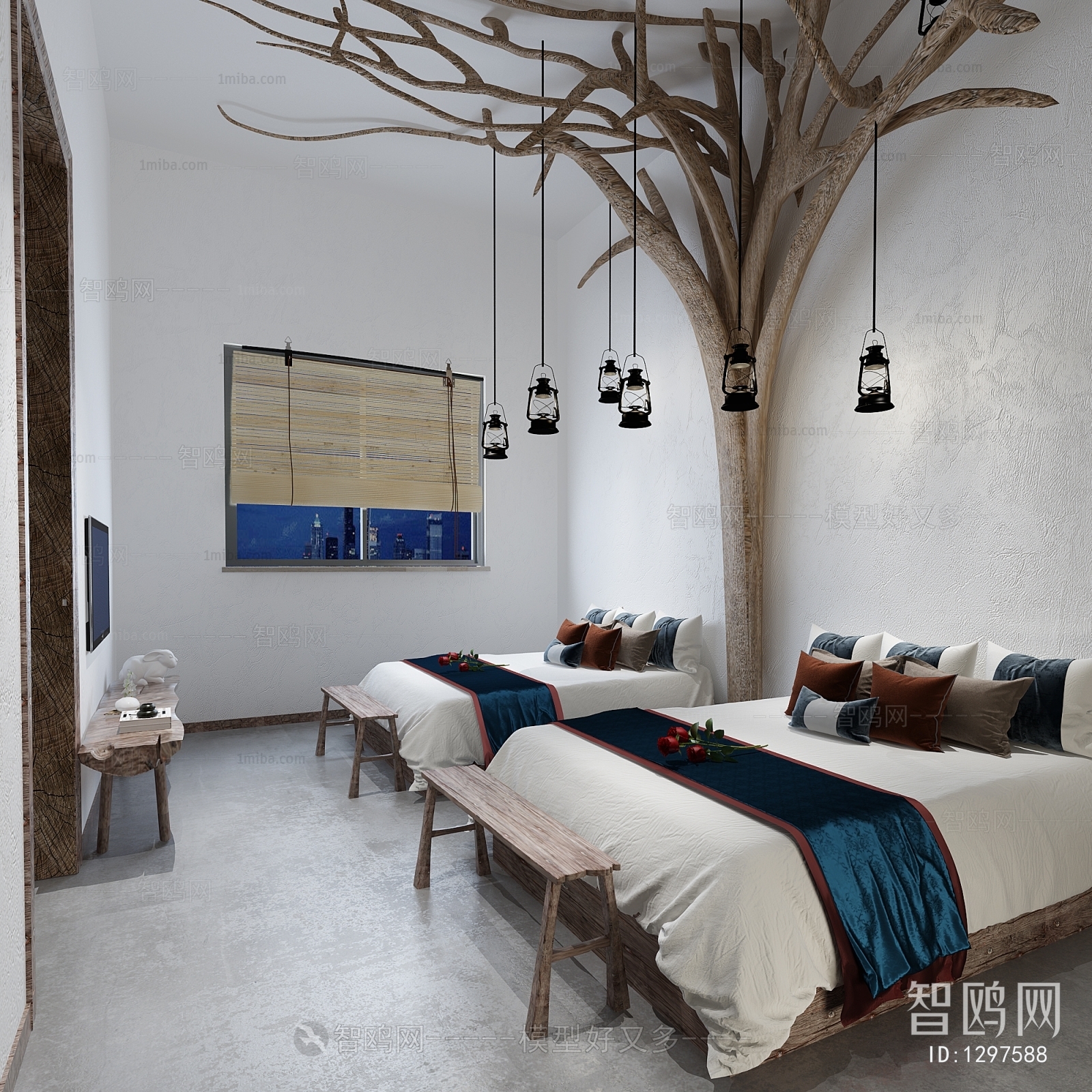 New Chinese Style Guest Room