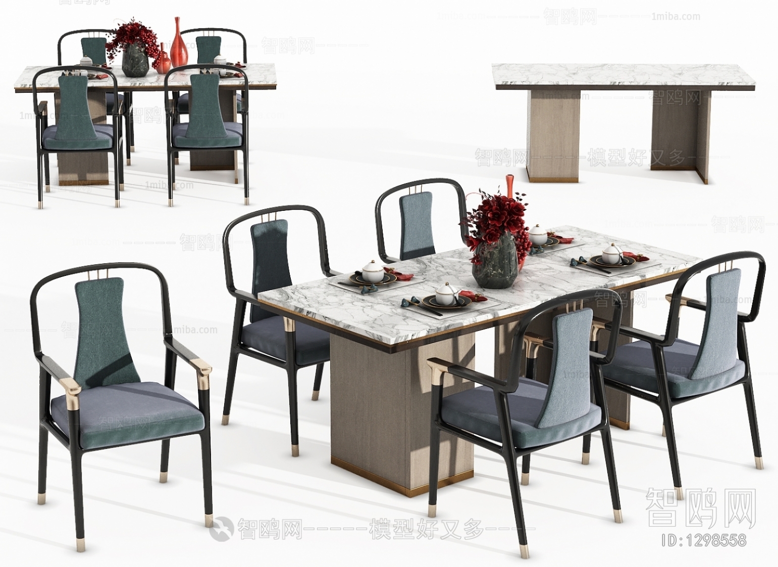 New Chinese Style Dining Table And Chairs