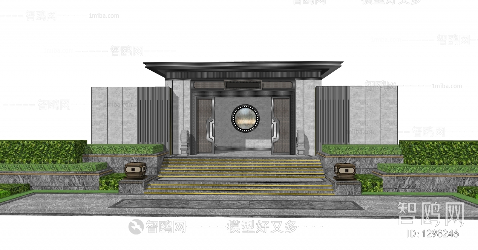 New Chinese Style Facade Element