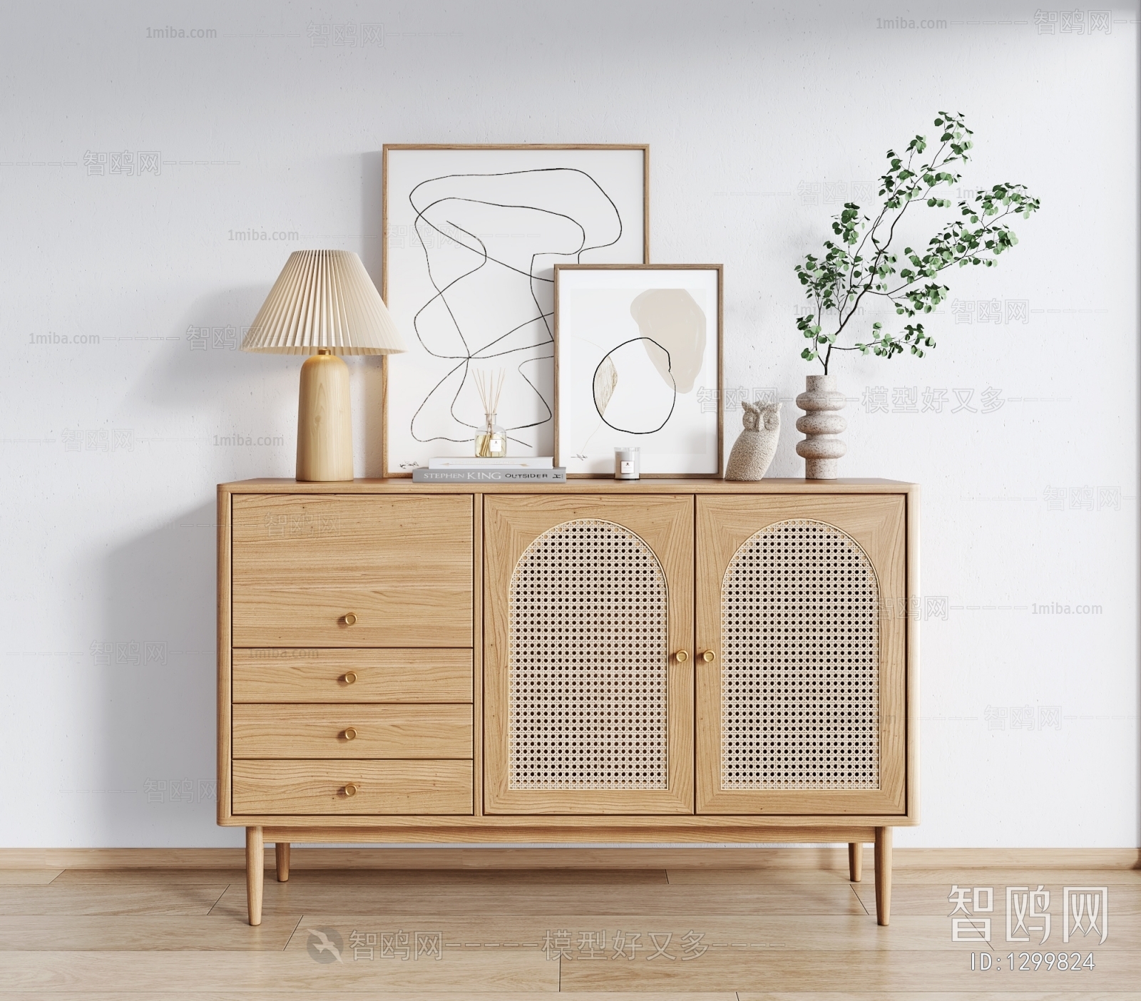 Nordic Style Side Cabinet/Entrance Cabinet