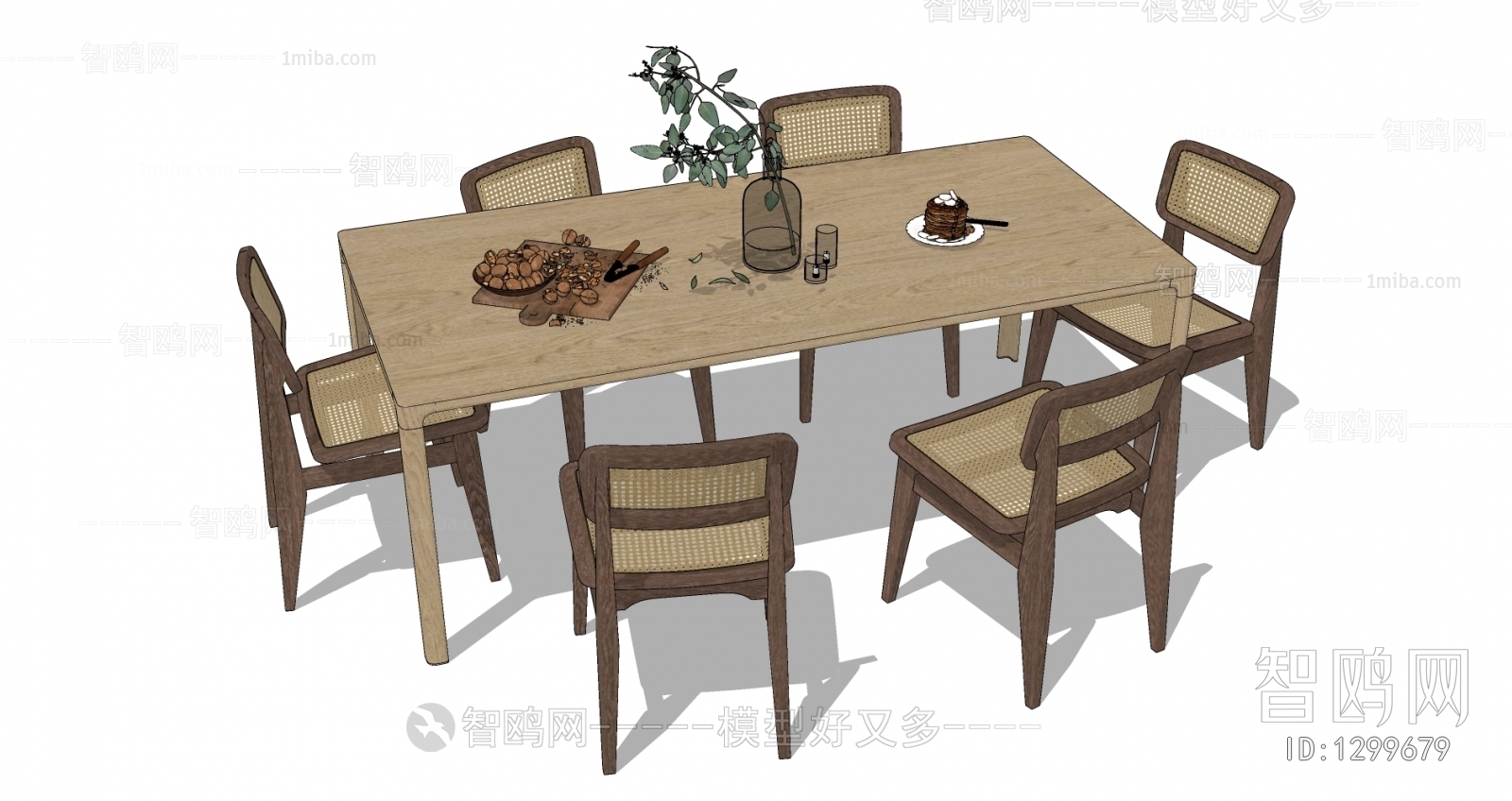 Nordic Style Dining Table And Chairs