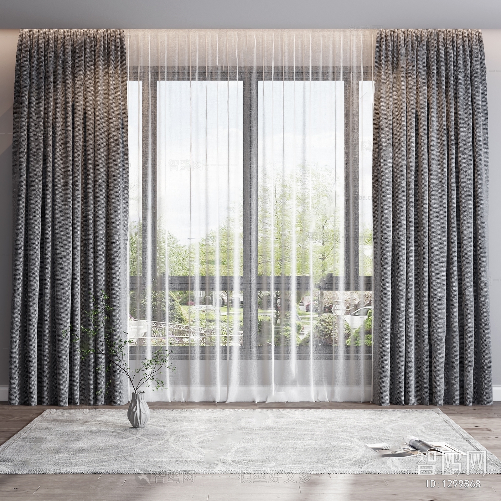 Modern The Curtain