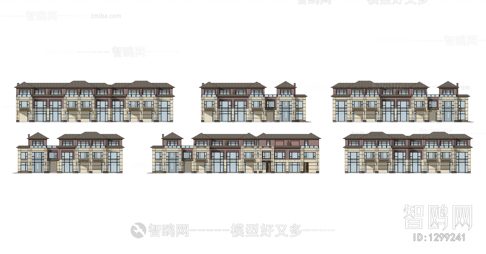 New Chinese Style Building Appearance