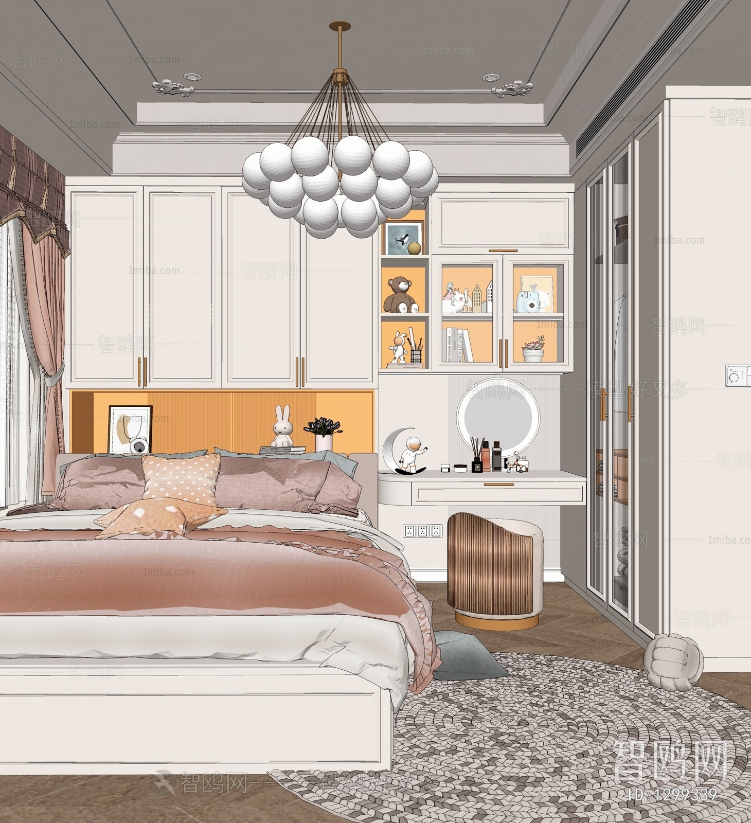 Simple European Style Children's Room