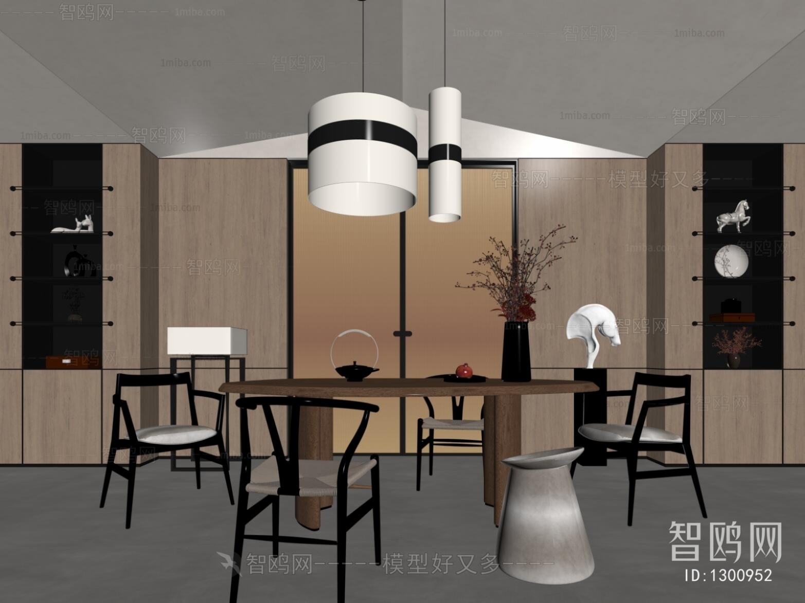 New Chinese Style Dining Room