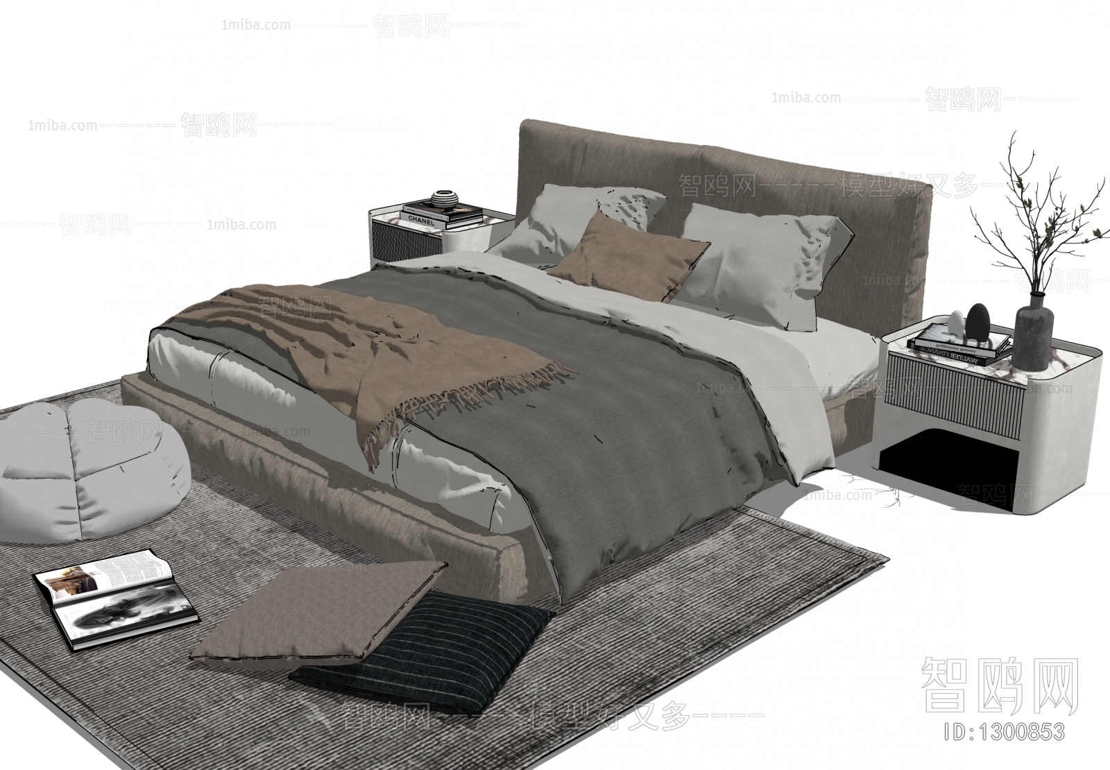 Modern Double Bed