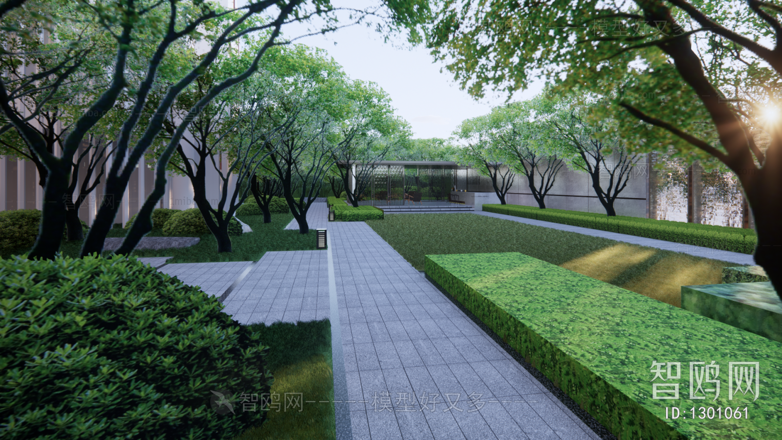 New Chinese Style Courtyard/landscape